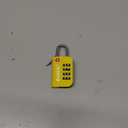 ANVIL TSA Approved Luggage Lock - 4 Digit Combination, 10,000 Combinations, Easy-Read Password Window, Travel Lock for Suitcases, Backpacks, Gym & Student Lockers, Baggage (YELLOW 2 PACK)