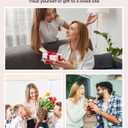 Mulberry Silk Scrunchies - Women's Hair Ties for Sleep, No Damage Curly Hair Elastics, Frizz & Breakage Free Ponytail Holders, 4 Pack (Pink/Ivory-4)