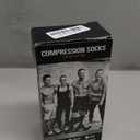 CHARMKING Compression Socks for Women & Men Circulation (3 Pairs) 15-20 mmHg is Best Support for Athletic Running Cycling (Small-Medium, 03 Black/White/Gray)