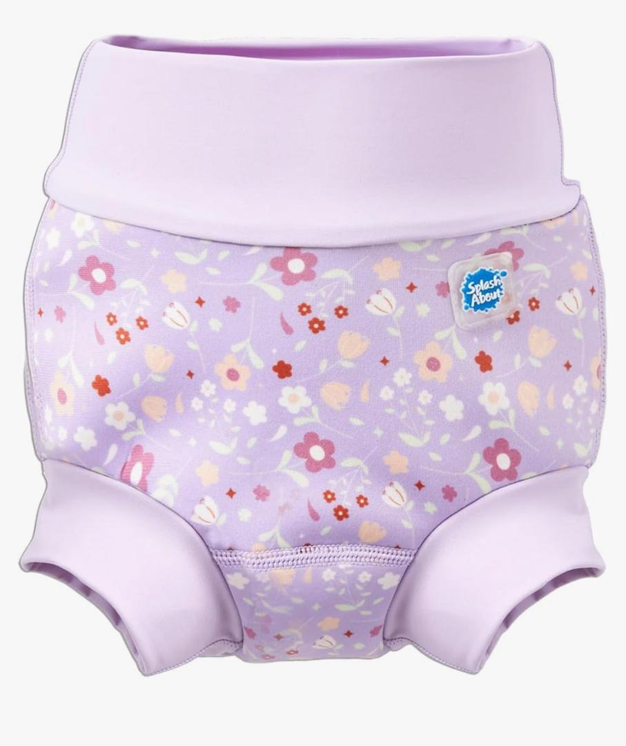 Splash About Baby Happy Nappy Duo Swim Diaper for Babies and Toddlers (Large, 6-12 Months)