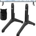TV Stand for Samsung TV Legs Replacement, for UN55TU7000FXZA UN50TU7000FXZA UN58TU7000FXZA UN50TU700DFXZA UN55TU700DFXZA UN58TU700DFXZA UN50TU8000FXZA LH55BETHLGFXGO, Only for Models We Listed, Black