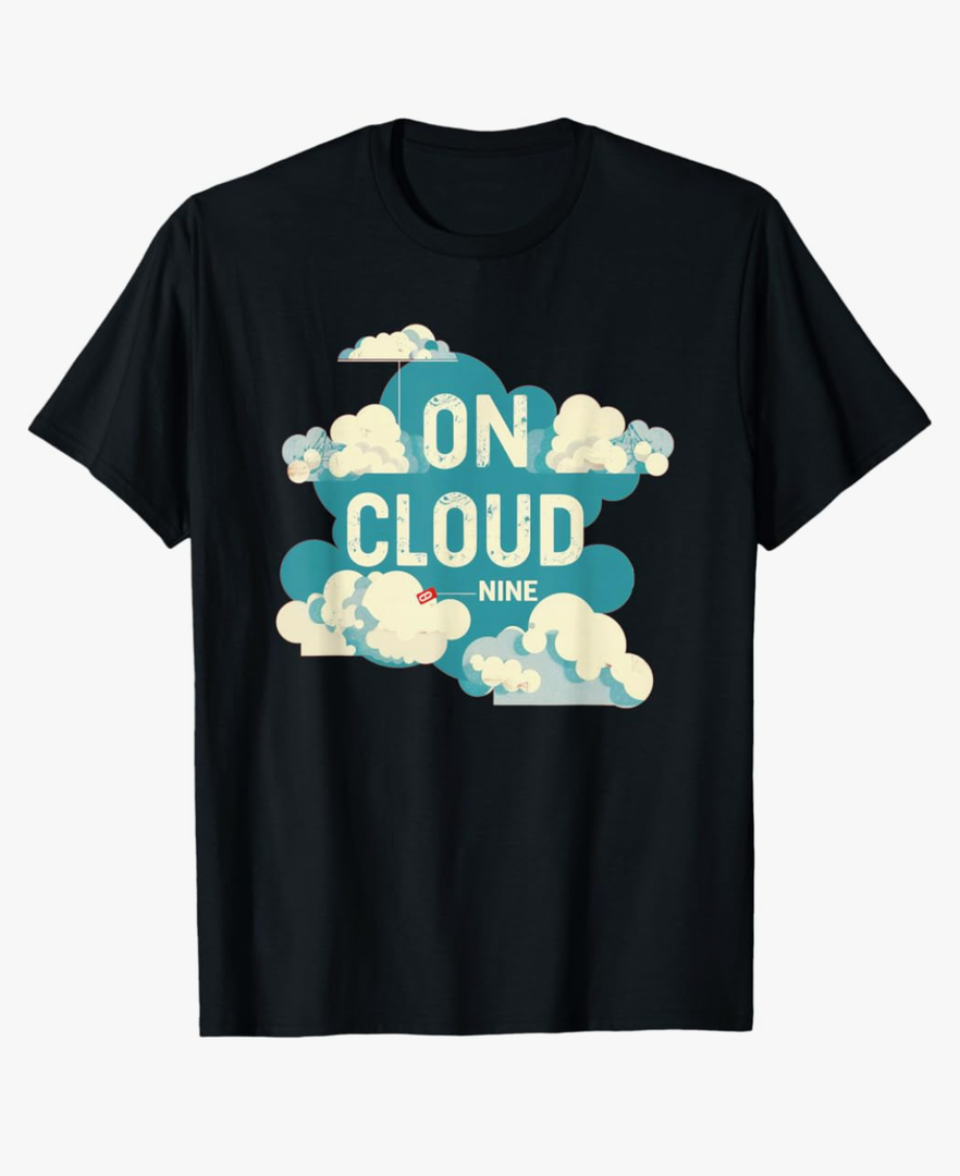 in The Sky on Cloud Nine Costume for Boys and Girls T-Shirt L