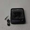 Warmco 10000mAh Portable Travel Fan 7-inch, [10-24H Runtime] Ultra-thin Digital Display Small Desk Battery Operated Fan for Camping, Office, Bedroom, Cruise Essentials 2025 (Black)