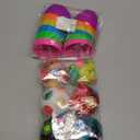 6 Pack 3.8'' Jumbo Easter Eggs with SpinMaster Rainbow Balls - 3D Magic Cube Brain-Boosting Toys for Kids Ages 6-12, Fidget Toys, Easter Basket Stuffers, Egg Hunt Prizes & Sensory Party Favors