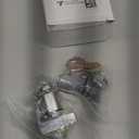 Cam Lock Thumb Operated Offset, 1-1/8 Cabinet Locks 2PCS RV Compartment Lock, RV Storage Locks Replacements Keyless Non-Locking Fits on Camper, Vehicles, Files Drawers (1-1/8 Inch 2Pcs)