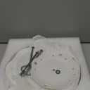 BonNoces 3-Tier Porcelain Cupcake Stand Serving Tray - White Embossed Elegant Dessert Cake Stand - Pastry Serving Stand for Tea Party, Wedding and Birthday