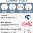 Universal Smart WiFi Ceiling Fan Remote Control Kit, Compatible with Alexa, Google Assistant and Smart Life App, No Hub Required DIMMER