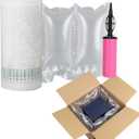 Air Pillows for Shipping Inflatable Air Bags for Packing with pump 4.72"x7.87" Recyclable Packaging Filler Shipping Supplies Alternative to Packing Peanuts Purse Stuffers for Shape 200 Count