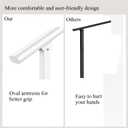 Hand Rails for Outdoor Steps，Stair Handrail & Indoor Stair Railing Kit，Railings for Outdoor Steps for Fence & Outdoor Steps (1, White-Straight, 2 Step)