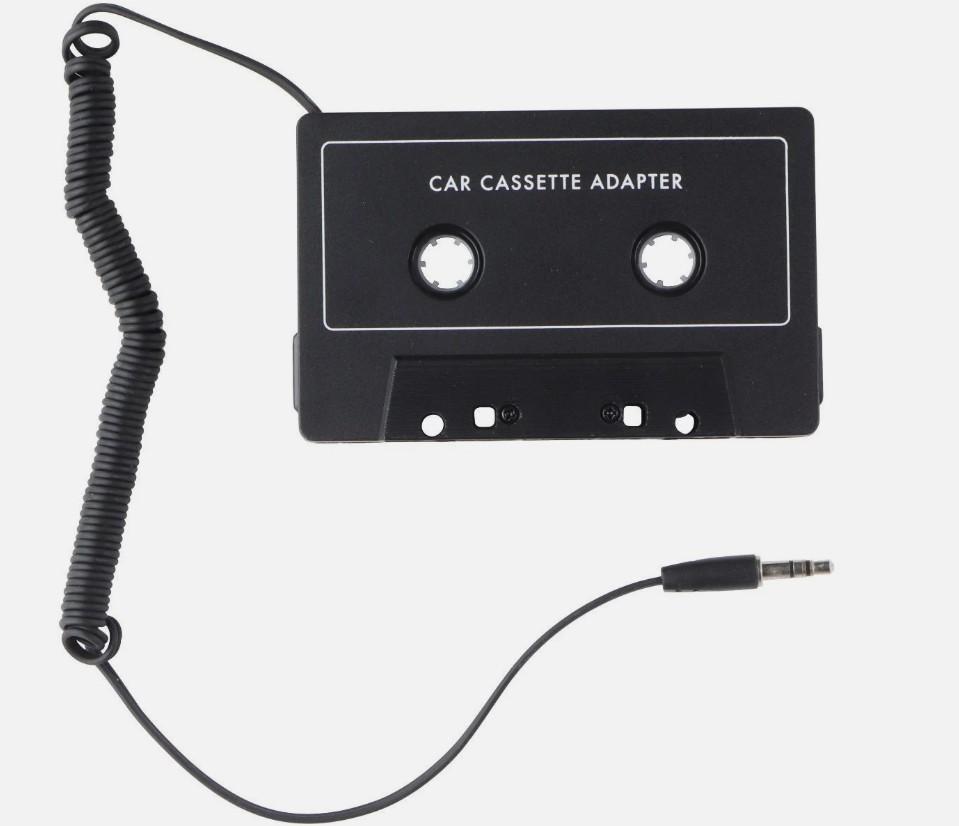 ZGEAR Audio Cassette Adapter for 3.5mm Audio with 3-Ft Cord - Black