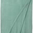 Eddie Bauer - Queen Blanket, Lightweight Cotton Bedding, Luxurious Bedding Set (Herringbone Green)
