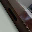 Rubberwood Multi-Use Anti-Warp Stove Cover & Countertop Protector with Handles, Splinter-Free Heat-Resistant Surface for Meal Prep & Decor, Walnut (Fits Electric/Gas Stoves, 29.92 x 21.65)