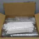 100 Pack - 16 oz Clear Plastic Cups with Lids and Straws, Sturdy & Food Safe Iced Coffee Cups with lids, Disposable Plastic Smoothie Cups for Cold Drinks