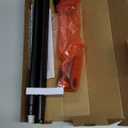 Curtain Rods No Drilling 32 to 86 Inch, HOTOZON 5/8 Inches No Drill Curtain Rods for Windows 55 to 82 Inches(4.5-6.8 ft), Renter Friendly Adjustable Small Drapery Rod for Lightweight Curtains, Black