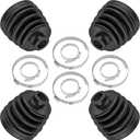 Caltric 2 Rear Axle Inner And Outer CV Boot Kits Compatible with Polaris Sportsman 500 4X4 HO 1999-2005