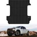 LASFIT Truck Bed Mat 2019-2026 for Chevrolet Chevy Silverado 1500 | GMC Sierra 1500 (Only Fit 5.8FT Bed), Bed Liner for Chevy Silverado GMC Sierra 1500, Not Fit Optional CarbonPro Bed