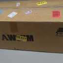 AWSUM Inflatable Air Gymnastics Mat 10ft/13ft/16ft/20ft/23ft Training mat 4/8 inches Thick tumbling mat with Electric Pump for Home/Gym/Outdoor (Blue/White)