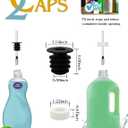 Soap Dispenser for Kitchen Sink, Built in Sink Soap Dispenser, Sink Soap Dispenser, 51" Extension Tube Connects Directly to Dish Soap Container, No Need to Fill Little Bottle Again (Gold)