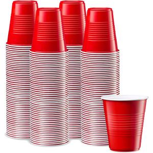 Comfy Package [12 oz. - 240 Count Disposable Plastic Red Cups, Party Drinking Cups for Events and Everyday Use