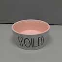 27OZ Ceramic Dog Bowl - 6 Inch Small Food Water Bowl, Heavy Duty Non-Slip Dog Dish for Medium Dogs, Food Grade Porcelain Pet Feeder Bowls, Microwave & Dishwasher Safe, Pink