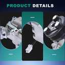 58463 57460 AC Compressor for Mazda 3 2004-2009, Mazda 5 2006-2010, 57463, 57463, 140162C, 140639C, 50523, C1436, 10348310, 1010759, 1110759, 1210759 Air Conditioning Compressor with Pre-Filled Oil