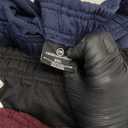 Real Essentials 3 Pack: Men's Cotton Fleece Jogger Sweatpants - Athletic Pants Bottoms with Pockets  Size 3XL,  Black Blue and Red