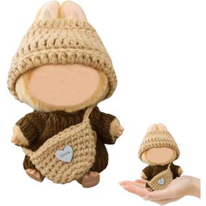 2 x 3Pcs Premium Outfit with Accessories, Hand Crocheted Hat, Sweaters, Bag