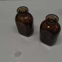 2 Pack 5oz/150ml Glass Reed Diffuser Bottles - Refillable Aromatherapy Storage Containers (Brown)