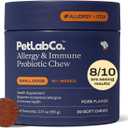 PetLab Co. Allergy & Immune Daily Probiotics for Dogs. Supports Yeast Production, Seasonal Allergies, Intermittent Itchiness, Gut & Digestive Health - 30 Chews for Small Dogs (Best By: 08/31/2026)
