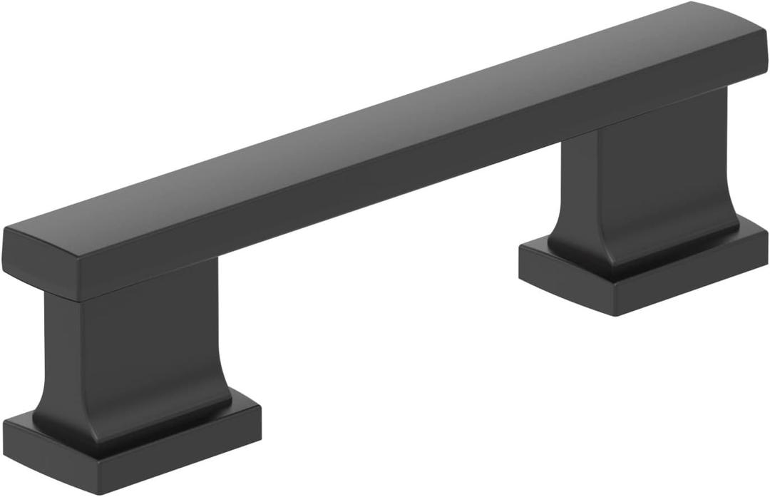 Miseno MCPTRP4300 Alder 3 Inch Center to Center Handle Cabinet Pull - Matte Black