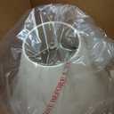 Carmilla Ivory Linen Empire Lamp Shade 4x14x8x9.5 (Spider) - Springcrest