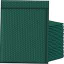 Famagic Bubble Mailers 10.5x16 Inch 25pc Ultramarine Green Shipping Bags, Chic Packaging Bags For Small Business, Colored Padded Mailing Envelopes, Opaque Matte Self Seal Bubble Poly Mailers Bulk #5