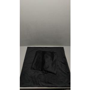 JIAHANNHA Velvet Black Throw Pillow Covers Pack of 2 Decorative Soft for Couch Sofa Bedroom Livingroom Car Office 2222 Inches