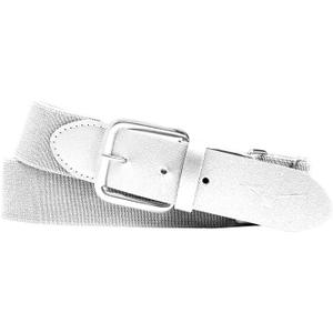 Mizuno Classic Elastic Baseball/Softball Belt | Youth and Adult (White)