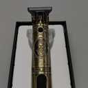 RESUXI Hair Clippers for Men Hair Trimmer for Barbers,Professional Cordless T Blade Trimmer, Beard Edger Liners for Men,Barber Shavers for Hair Cutting,Gold Knight Close-Cutting Hair Machine (Bronze)