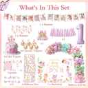 Fairy First Birthday Decorations 167Pcs Floral Fairy Themed 1st birthday Party Decorations Include Banner Balloon Arch Kit Boxes Backdrop Cake Topper Paper Tassels for Birthday Party Decorations