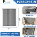16x20x1 Reusable Air Filter, Electrostatic HVAC Air Filter