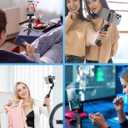 Selfie Stick Tripod with Detachable Wireless Remote, Extendable 32 Tripod for iPhone Compatible with Android, Portable Lightweight Aluminum Phone Tripod Stand for Travel