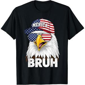 America T-shirt, Black, Kids 4