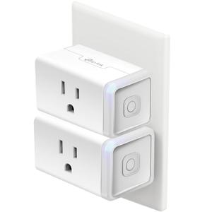 Kasa Smart Plug HS103P2, Smart Home Wi-Fi Outlet Works with Alexa, Echo, Google Home & IFTTT, No Hub Required, Remote Control,15 Amp, UL Certified, (Pack of 2) White