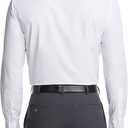 Van Heusen Mens Dress Shirt Regular Fit Poplin Solid (White, XL)