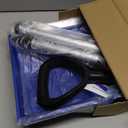 Snow Shovel for Driveway, 48 Inch Winter Snow Removal with Plastic Double Handle, Ergonomic Lightweight Snow Shovel for Home Sidewalk Garden Car Garage Outdoor