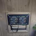 Voltset Solar Fan for Chicken Coop Outside 20W Solar Power Exhaust Fan for Outdoor with Solar Panel for Greenhouse Shed Pet Houses