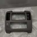 ECOTRIC Center Dash Console Compatible with Nissan Frontier 2005-2020 Instrument Panel Trim Replacement for Part Number 68259-ZP16D, Gray
