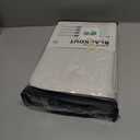 INOVADAY 100% Blackout Curtains for Bedroom, Black Out Curtains 84 Inch Long, Clip Rings Linen Blackout Drapes, Thermal Insulated Room Darkening for Living Room, 2 Panels - Beige, W50xL84