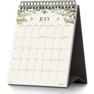 Jotsome Small Desk Calendar 2026-2027, Standing Flip Calendar (6"x7.5") from March 2026 to June 2027, Double-Sided Design Aesthetic Desk Calendar with To Do List, Gift for the Holidays