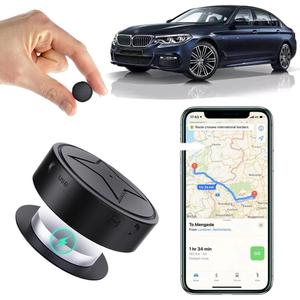 GPS Tracker for Vehicles, Strong Magnetic Car Vehicle Tracking Anti-Lost, No Monthly Fee, No Subscription, Multi-Function GPS Mini Locator with Free App (PG12-3)