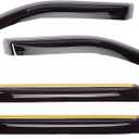 WeatherTech Custom Fit Side Window Deflectors for Ford Explorer - (82565), Front & Rear Set - Dark Tint