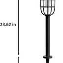 Philips Solar LED 1-Pack Ultra-Efficient Pathway Light - Radii, Automatically Linkable, Dusk to Dawn, Motion Sensor, 3000K Bright White Light, IP44, Black