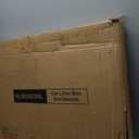 Cat Litter Box Enclosure with Soft Litter Mat; Hidden Cat Washroom Furniture with Door; Handwoven Rattan Kitten House with Large Space; Pet Crate for Living Room, Bedroom, Balcony (Natural) (30.3'' L x 18.2'' W x 24.2'' H)